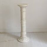 Luminous Alabaster Column Stand