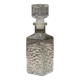 Carafe en verre ciselé