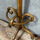 Thonet: pair of parrot coat racks in the shape of a "half-moon"