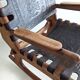 Sculptural Rocking Chair by Angel Pazmiño for Muebles de Estilo 1960's