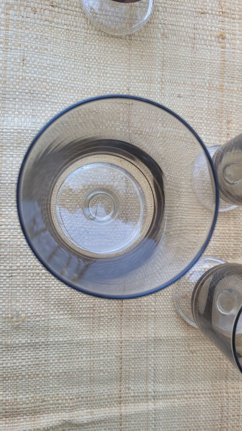 6 70's stemware