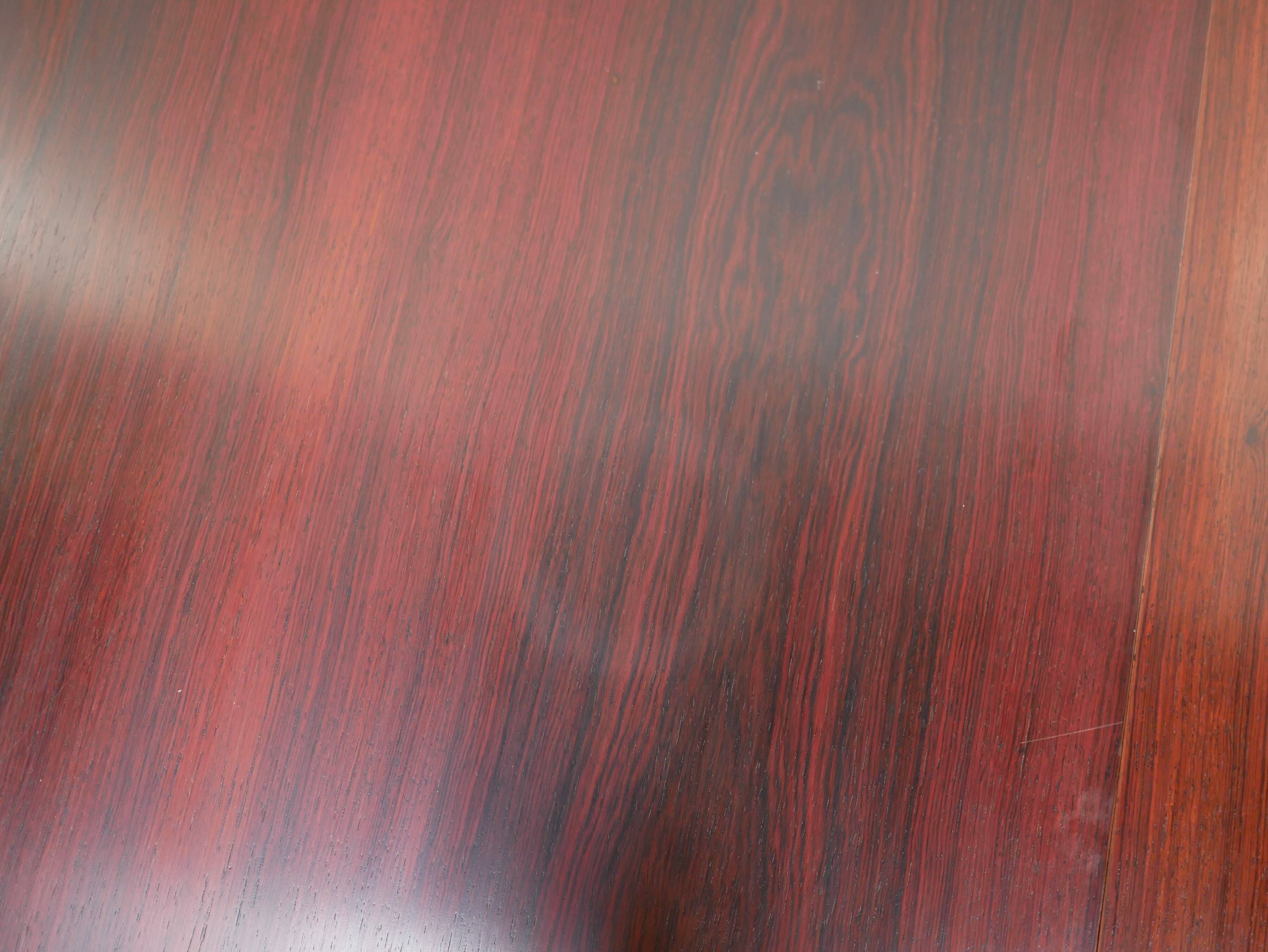 Vintage rosewood extendable Scandinavian round table by Kai Kristiansen for Skovmand and Anders