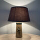 Vintage stoneware lamp from the 60s-70s