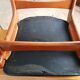 Set de 4 chaises scandinave,  Skaï  année  70