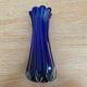 Art deco blue glass vase