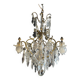 19th Century Cage Chandelier in Crystal and Gilded Bronze (Good Quality)