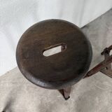 Oak bistro stools 1950