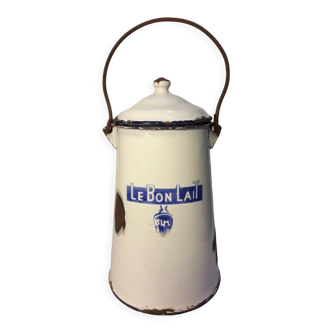 Pot à lait émaillé Berthe SLM Maggi