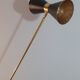 Italian Lamppost in Ball, Brass Spot diabolo double focus, Style 1950s