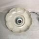 Hanging ancient bakelite white drawing flowers kitchen years 70 vintage