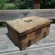Old wooden box chest