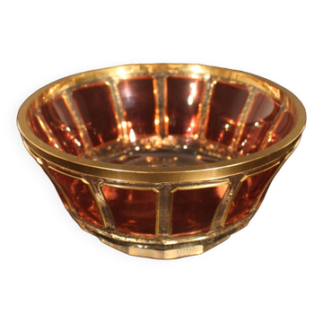 Vasque en cristal de Bohême
