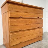 Commode en pin années 80