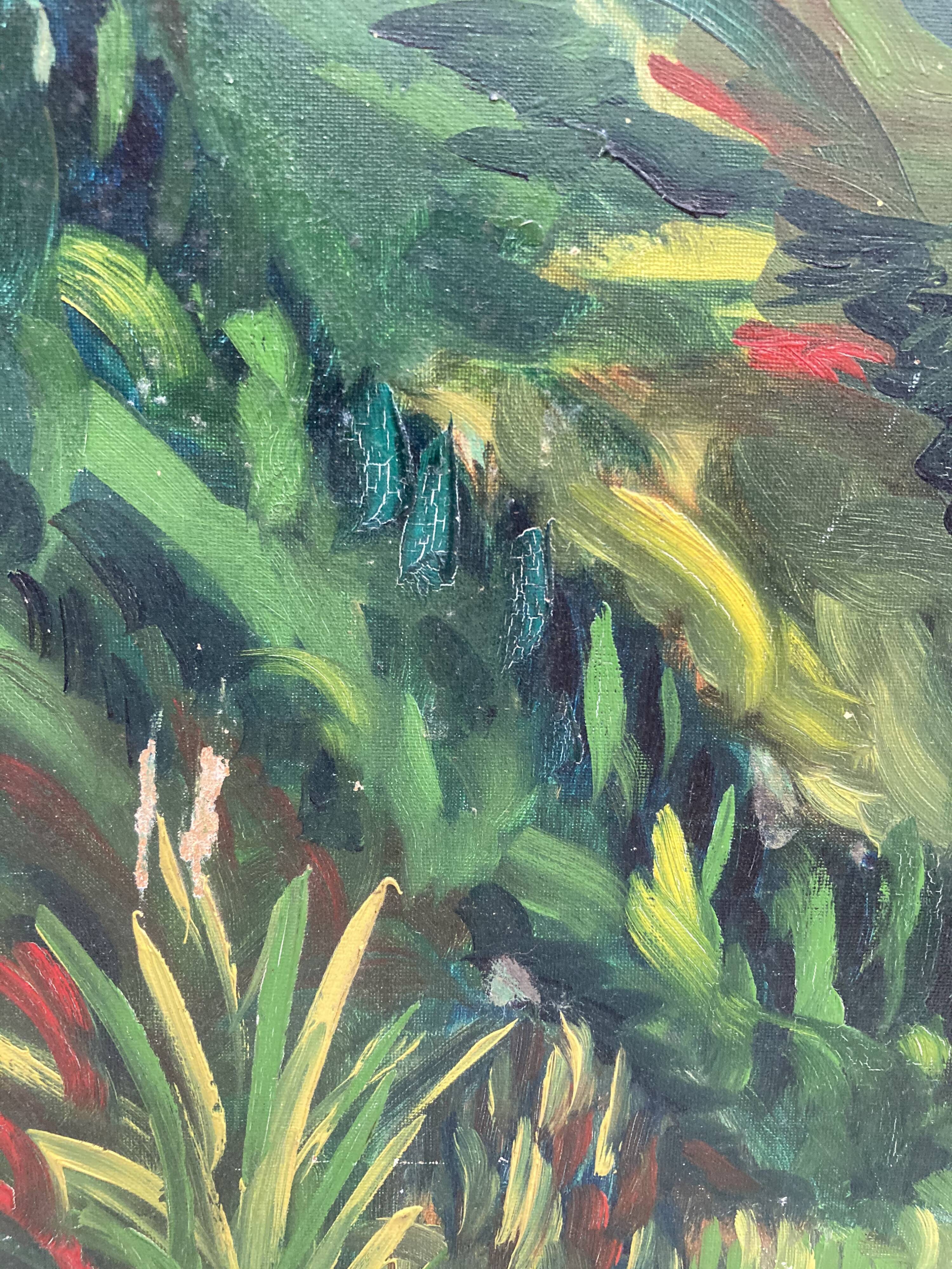 Landscape oil on panel