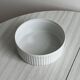 White hollow dish in Pillivuyt porcelain
