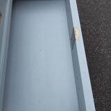 Old oak and marble chest of drawers