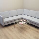 Grey corner sofa, Danish design, 1990s, production: Denmark