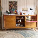 Sideboard, compass leg sideboard, 1950s bar.