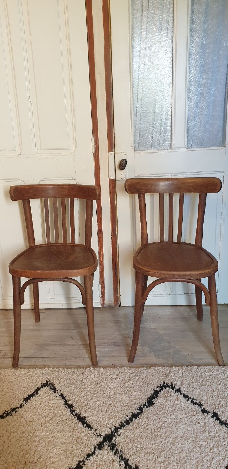 Pair of bistro chairs