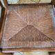 Set of 6 Brutalist dining chairs in Mid-century oak.