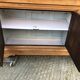 Louis Philippe style sideboard in solid walnut with 3 doors and 1 pull-out shelf.