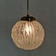 Angelo Brotto for Esperia Pendant Light in Murano Glass and Brass
