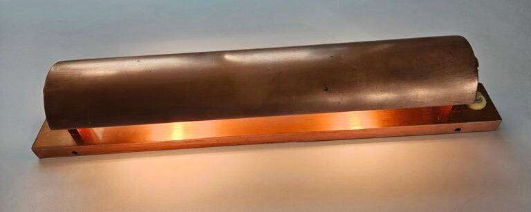 Very rare copper wall lamp, Art Deco, 1930s