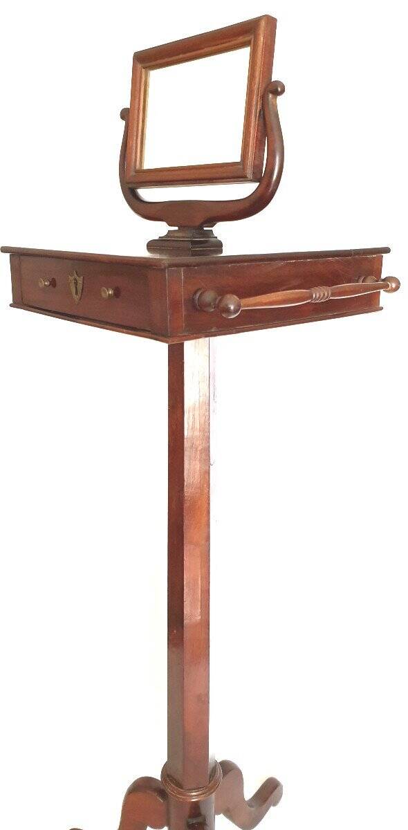 19th century mahogany barber's chair