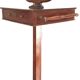 19th century mahogany barber's chair