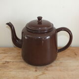 Brown enamelled coffee maker