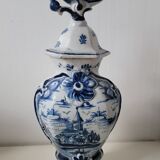 Vase potiche avec couvercle chinois