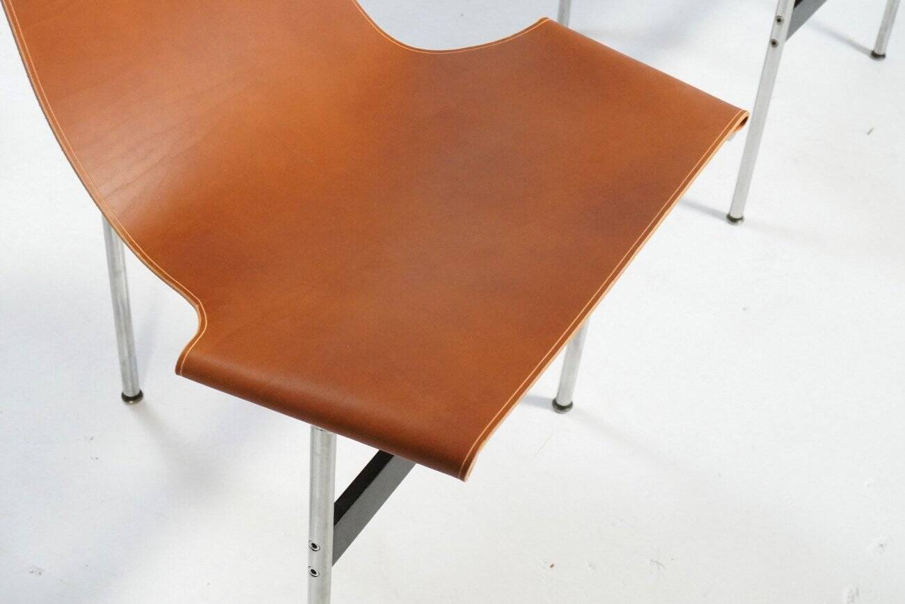 Vintage Italian T-Chairs from ICF De Padova, 1960s, Set of 6