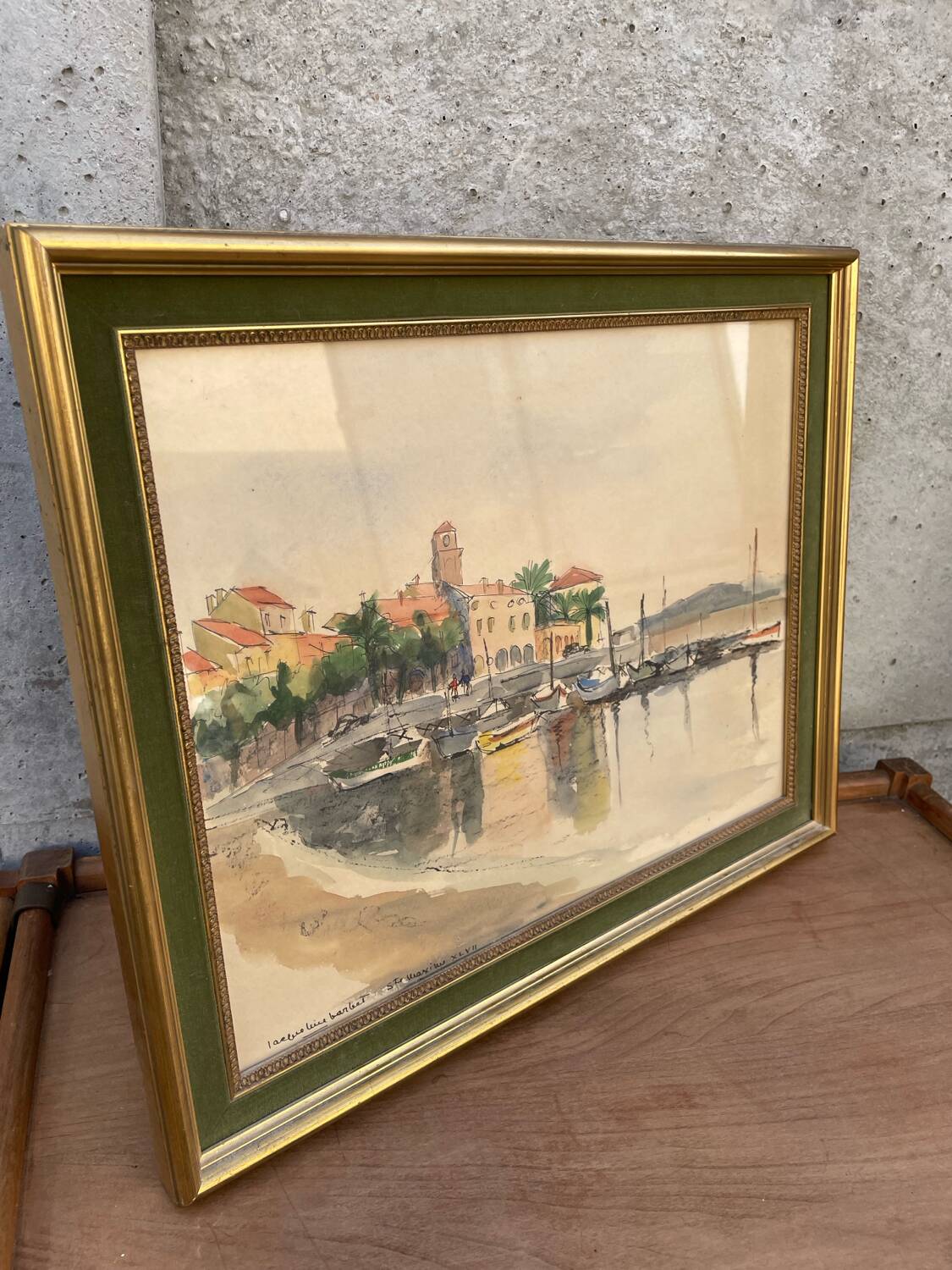 watercolour from the 1930s by Jacqueline Barbet