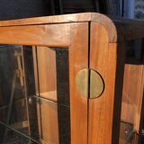 Solid mahogany art deco display case circa 1930
