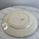 Sarreguemines Digoin — Ivory presentation plate, scalloped edge