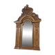 Painted carved wooden mirror, 18th century