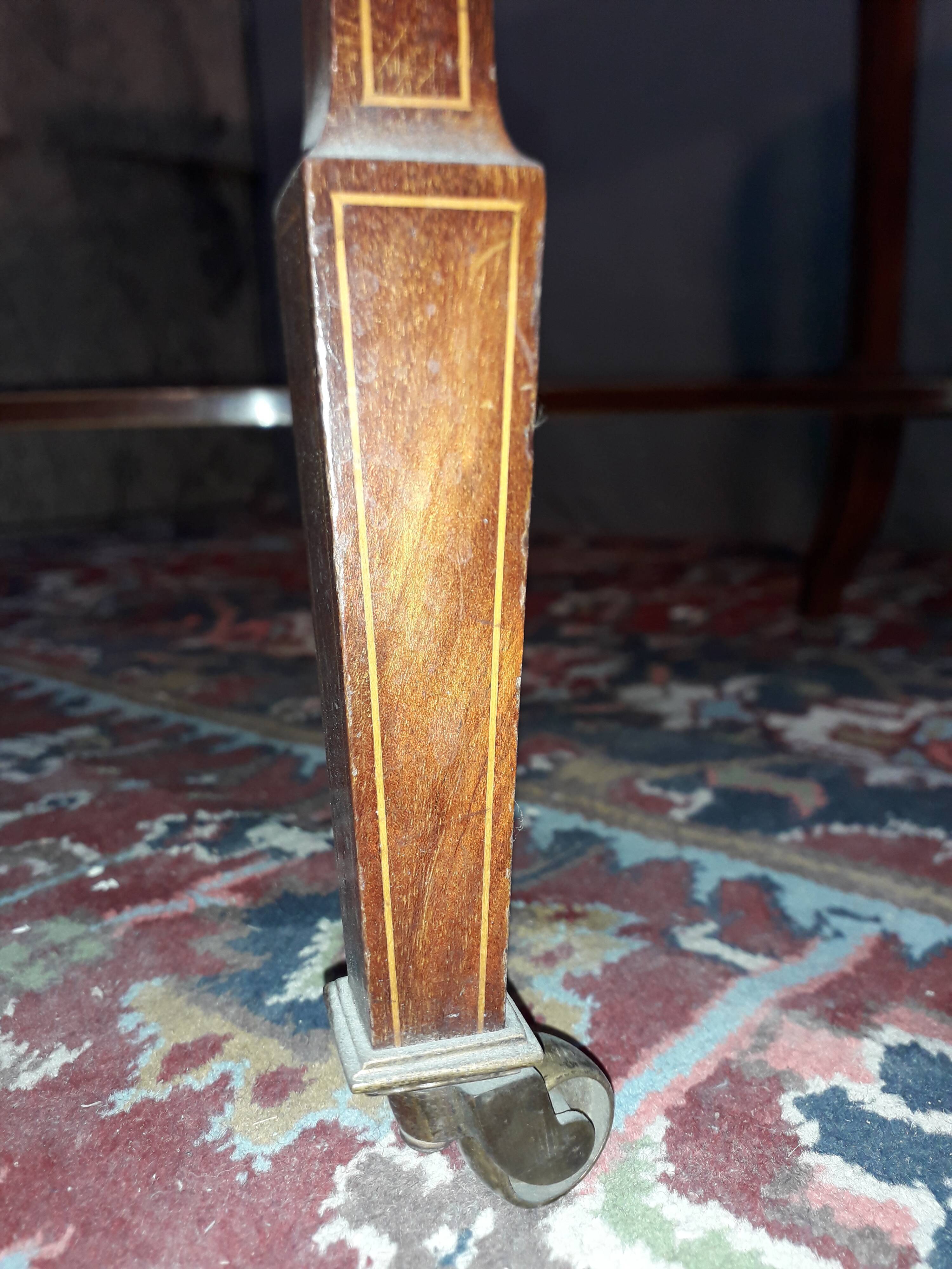 Table pliante anglaise en plaquage d acajou