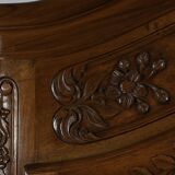 Walnut Display Cabinet, Louis XV Style – Late 19th Century