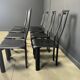 Italian Model Regia Dining Chairs by Antonello Mosca for Ycami, 1980s, Set of 8