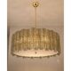 Contemporary- Modern Smoked-Fumè "Tropical" Chandelier Murano Glass by Simo