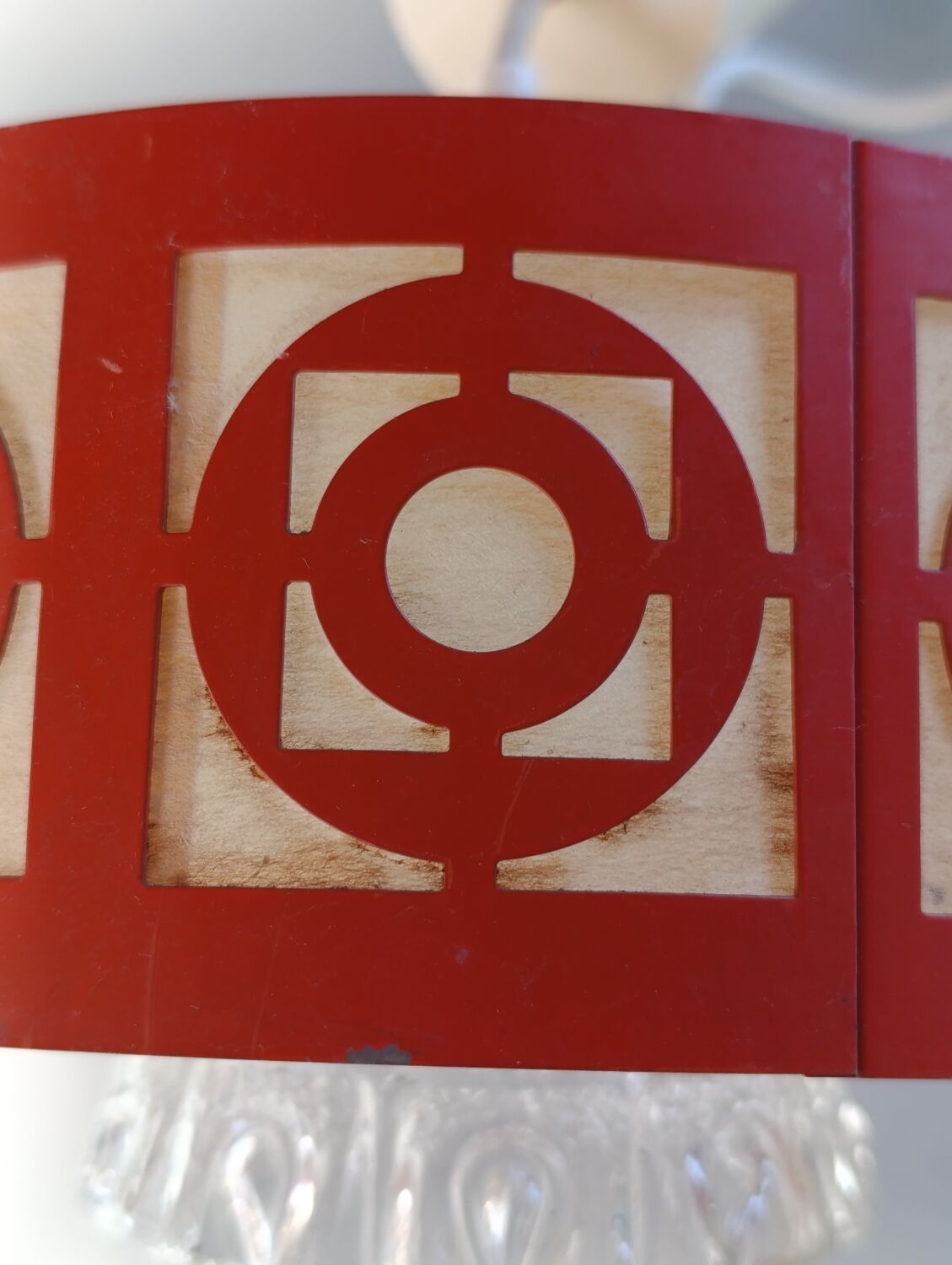 Vintage orange 60s suspension