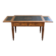 Very elegant antique desk in the Louis XVI style, probably made of walnut.