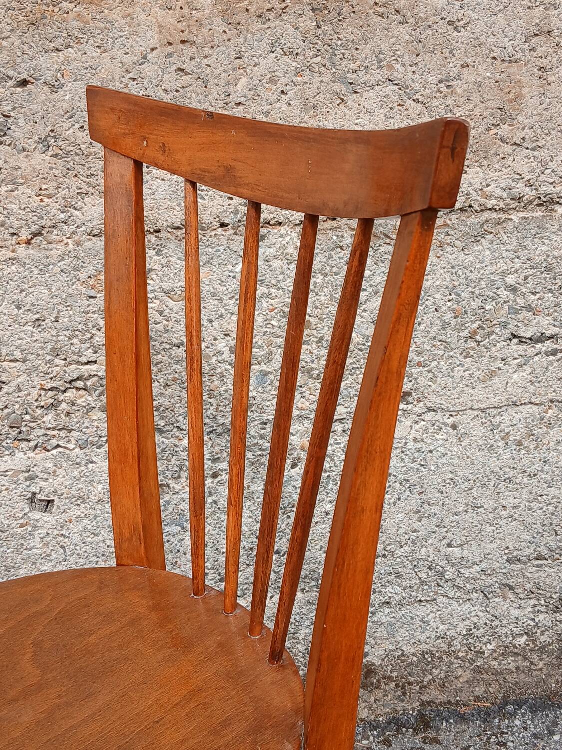 Pair of 1950s bistro chairs