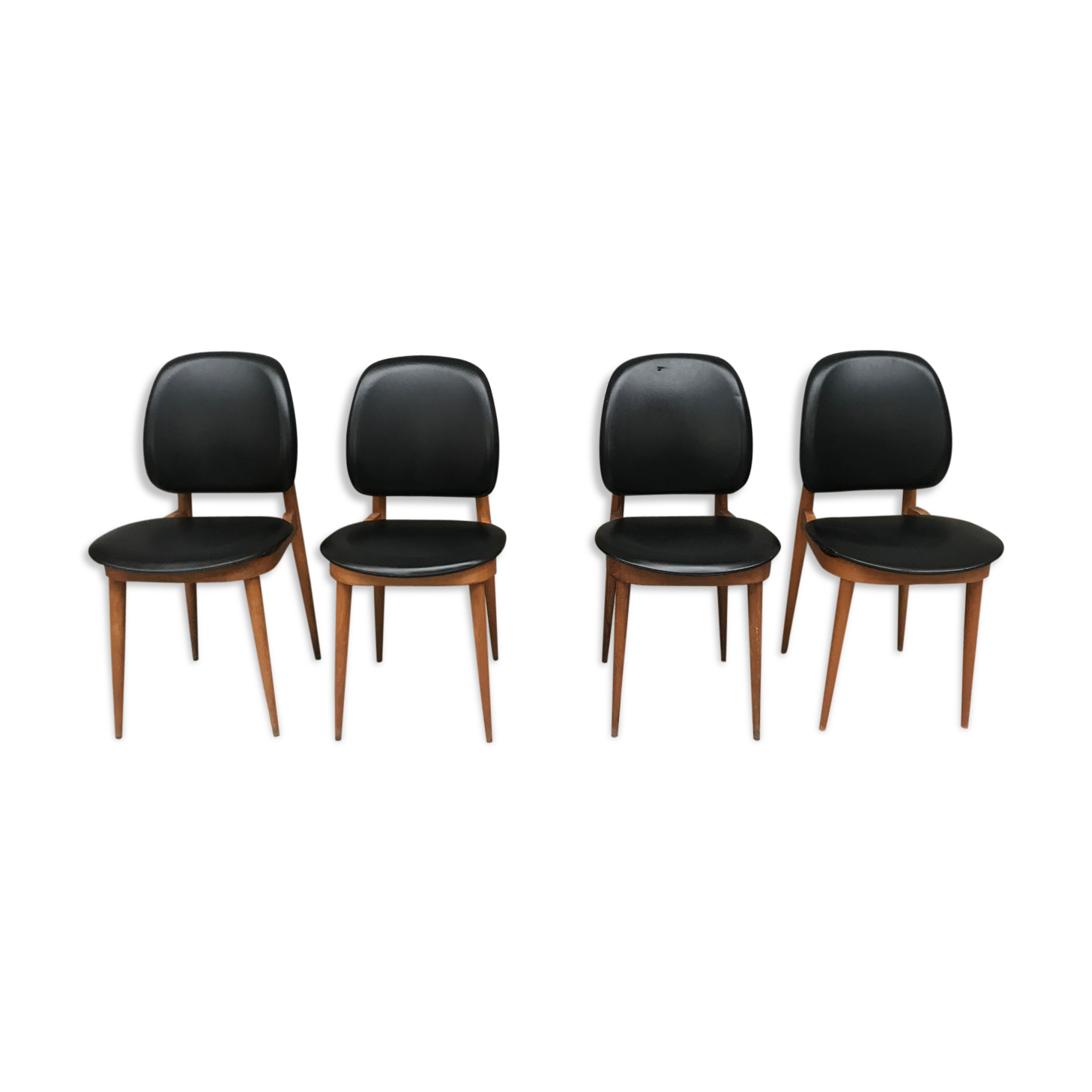 Set of 4 chairs model Pegasus edited by Baumann - 60s