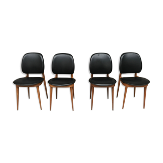 Set of 4 chairs model Pegasus edited by Baumann - 60s