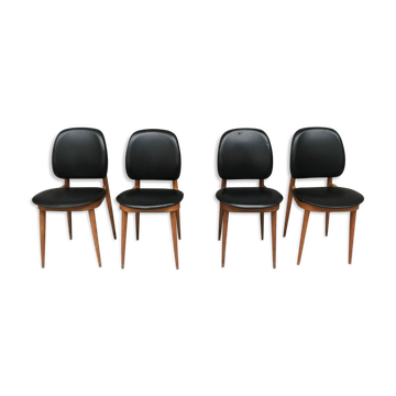 Set of 4 chairs model Pegasus edited by Baumann - 60s