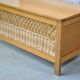 Banc coffre en rotin 1970