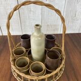 Vintage wicker basket