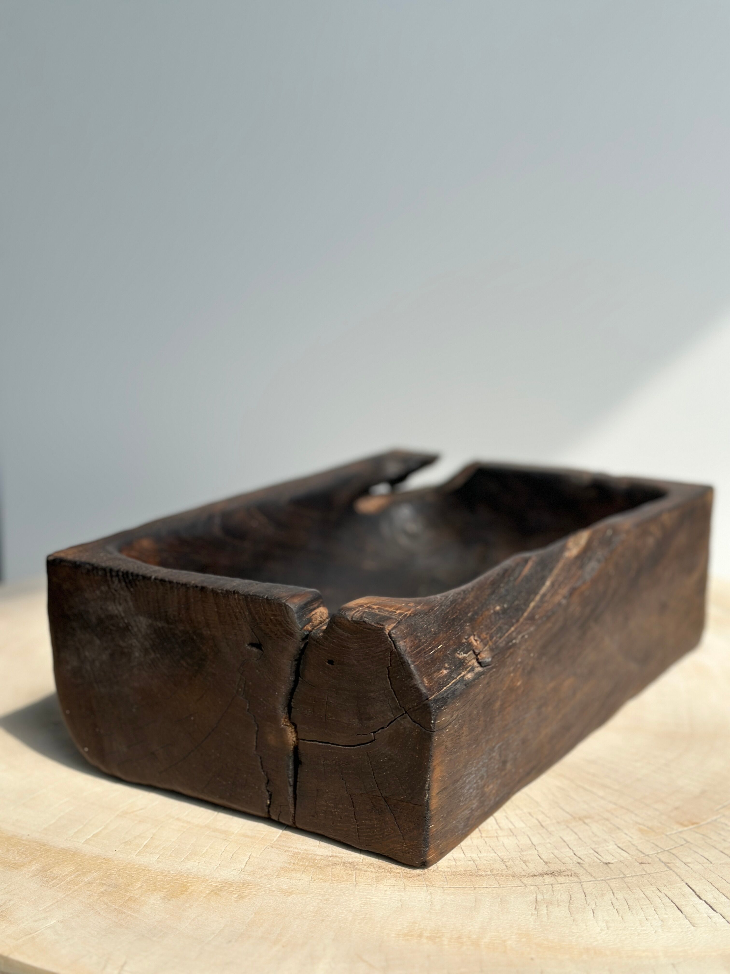 Asian teak empty pocket