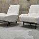 Fauteuils design vintage Claude VASSAL, 1950